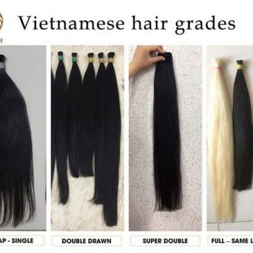 Virgin hair extension: Best seller hair extension in Vietnam