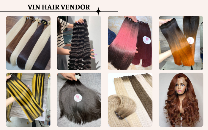 Vin Hair provides hair products with a variety of designs, textures, colors and lengths